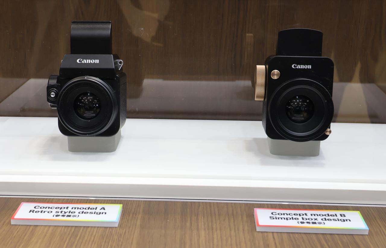 画像: 【キヤノン】上からファインダーを覗いてウエストレベルで撮影する「コンセプトモデル(A・B) レトロスタイルデザイン」【CP+2026レポート】 - Webカメラマン