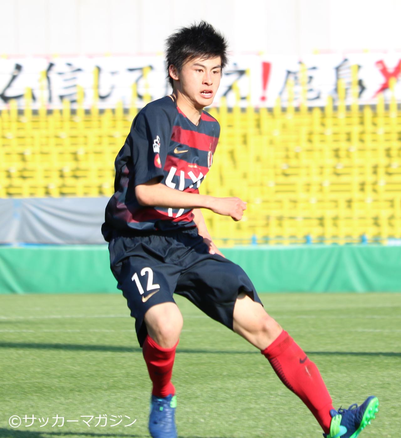 高円宮杯プレミアリーグ注目選手FILE1 渡邉伶那斗［MF／鹿島