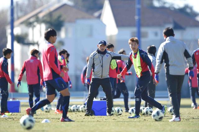 画像: 始動初日のトレーニングの模様