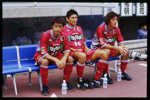 画像: 99年シーズンのひとコマ。左から小笠原、中田、平瀬智行(写真◎J.LEAGUE)