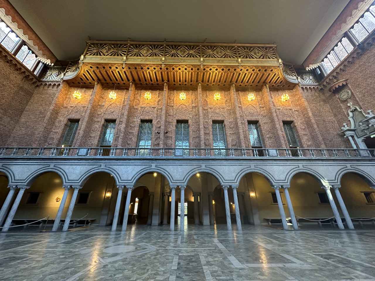 画像: ストックホルム市庁舎「青の間」／2025年6月弊社スタッフ撮影