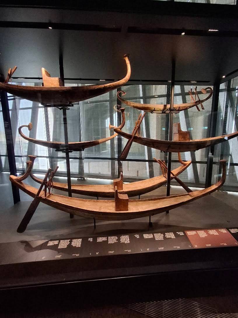 画像: 船の模型（筆者撮影）