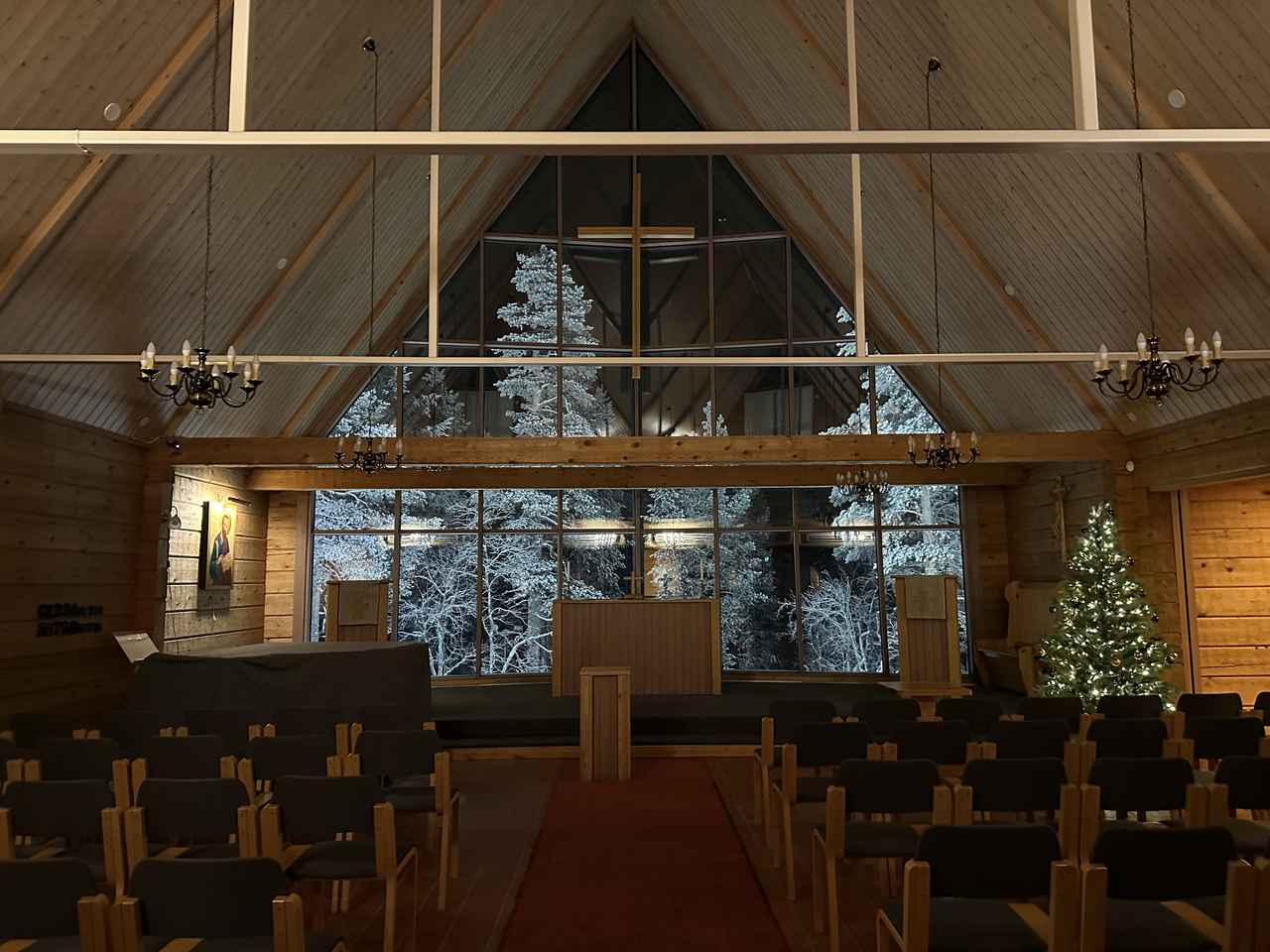 画像: サーリセルカの教会/2025年12月弊社スタッフ撮影