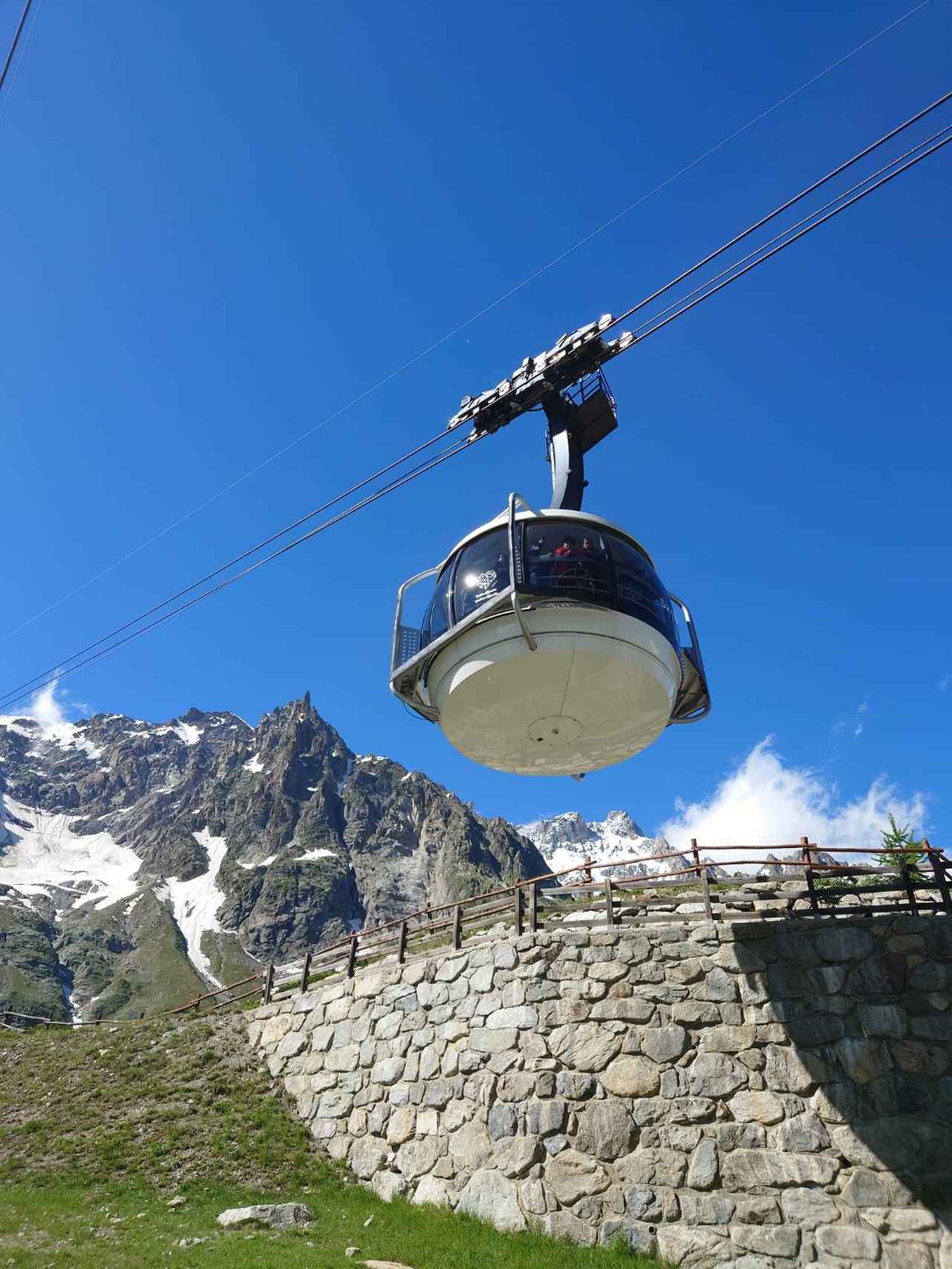 画像: エルブロンネ展望台ロープウェイ（添乗員撮影/イメージ）