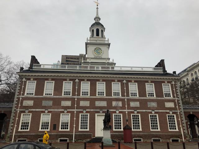 画像: アメリカ独立宣言を採択した建物・独立記念館(イメージ)