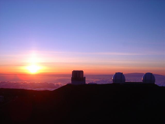 画像: マウナケア夕日観賞(イメージ)