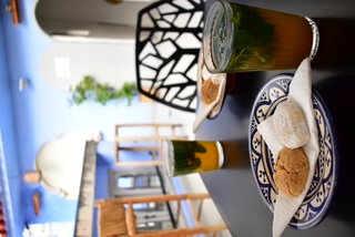 画像: テラス席でのミントティータイム（弊社スタッフ撮影）