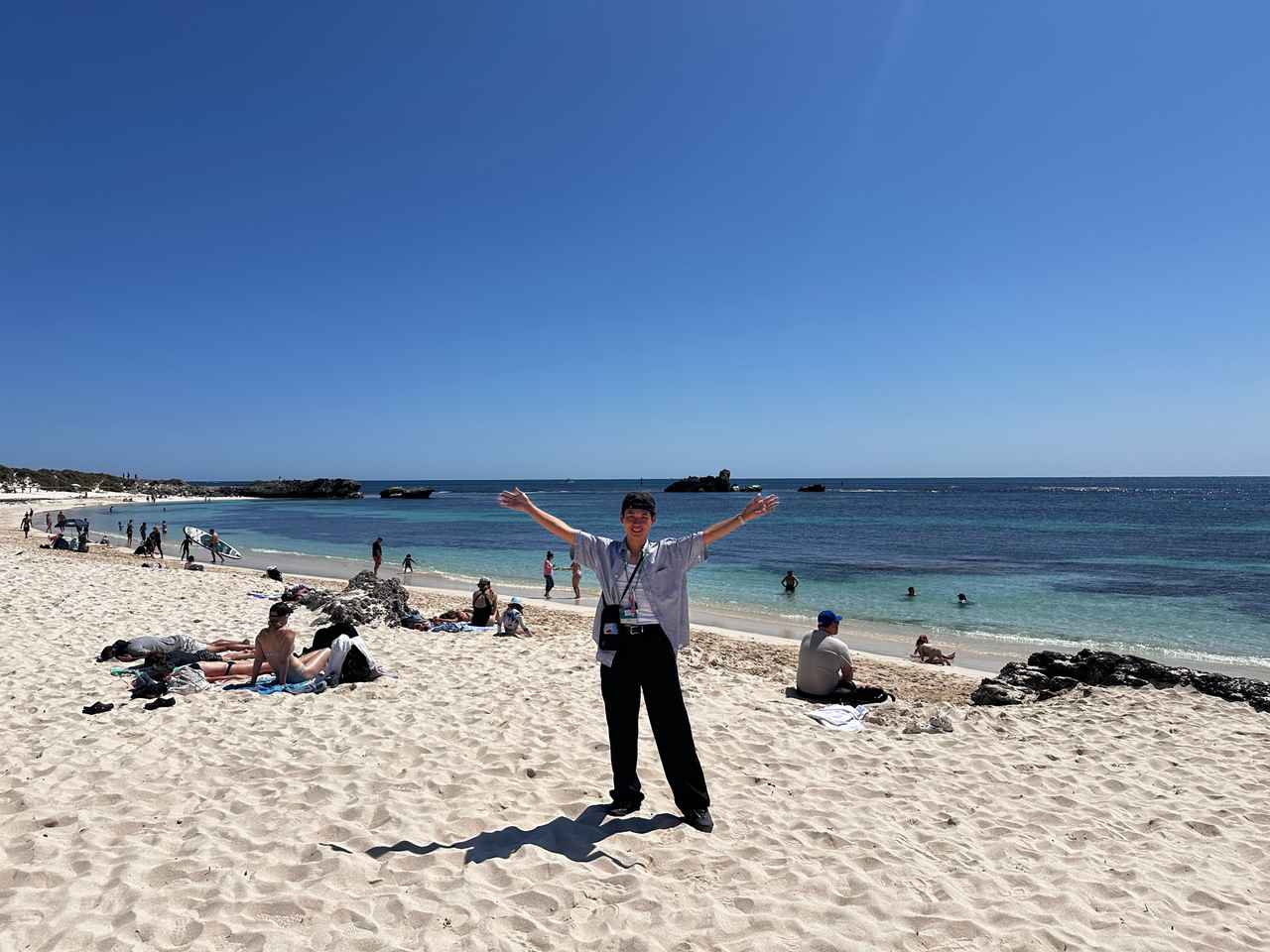 画像: 2026年9月(弊社スタッフ撮影) ピンキービーチで写真を撮りました！