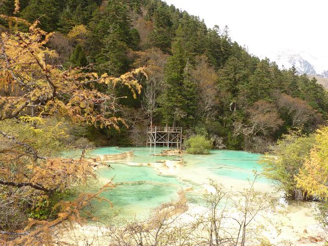 画像: 黄龍・争艶彩池(イメージ 弊社スタッフ撮影)