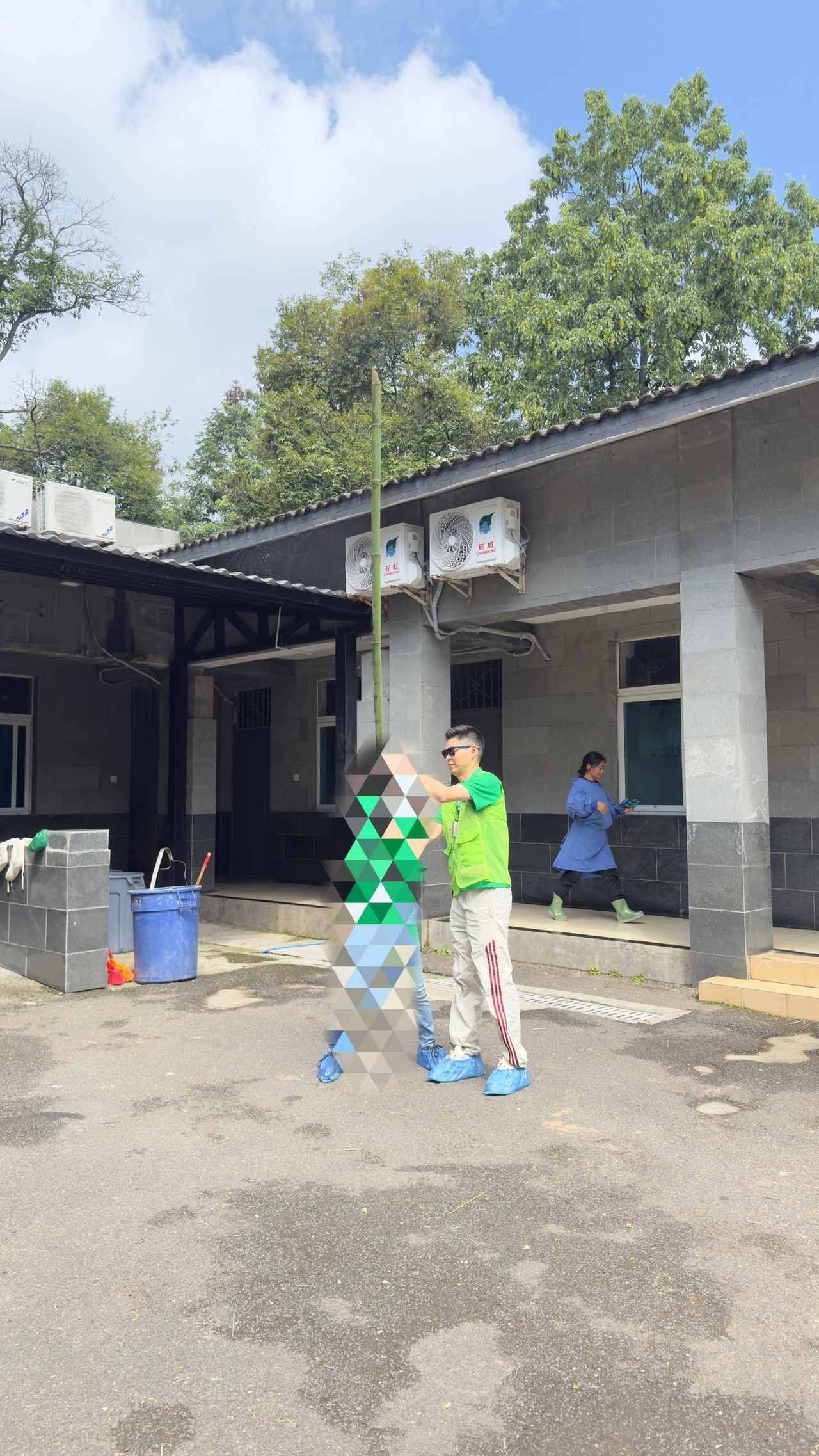 画像: 竹割体験（弊社スタッフ撮影／2026年6月）