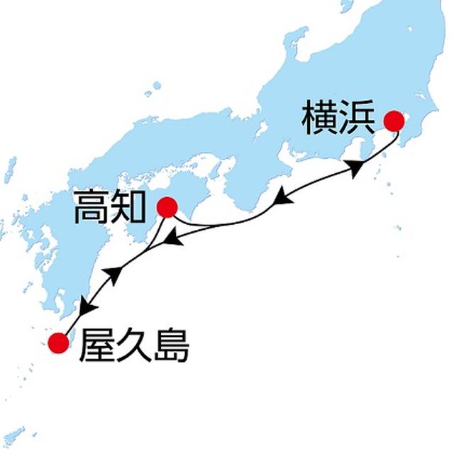 画像1: 航路図(イメージ/天候その他事情により変更となる場合がございます)