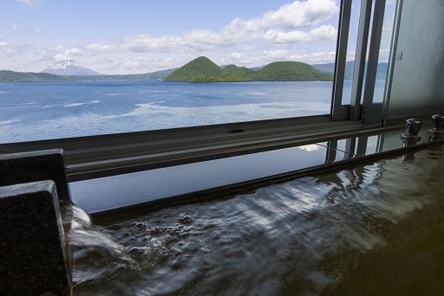 画像: 乃の風リゾート 羊蹄山の雄姿と洞爺湖を望む絶景の大浴場(イメージ)
