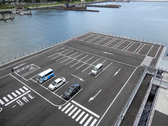 画像: 東京国際クルーズターミナル駐車場(弊社スタッフ撮影)