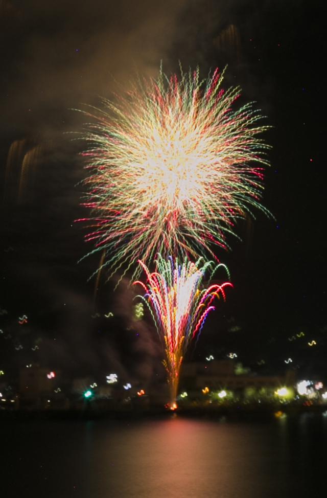 画像: 伊東温泉「夢花火」(2017年撮影)