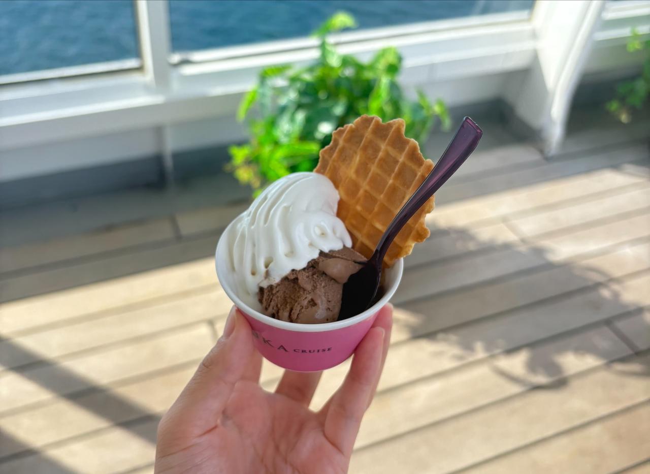 画像: CREMIAのアイスクリーム(著者撮影)