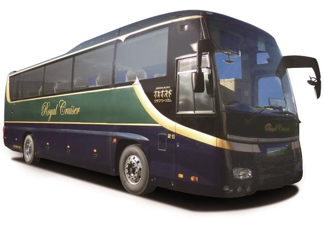 画像1: クラブツーリズム最上級バス「ロイヤルクルーザー四季の華」に乗車