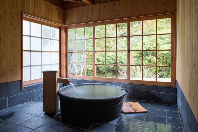 画像: 客室の温泉風呂(イメージ)