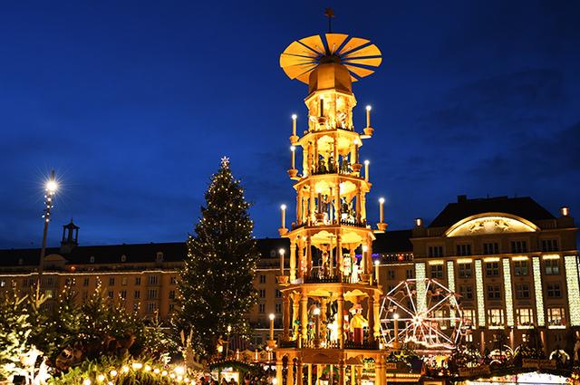画像: ドレスデンのクリスマス・ピラミッド