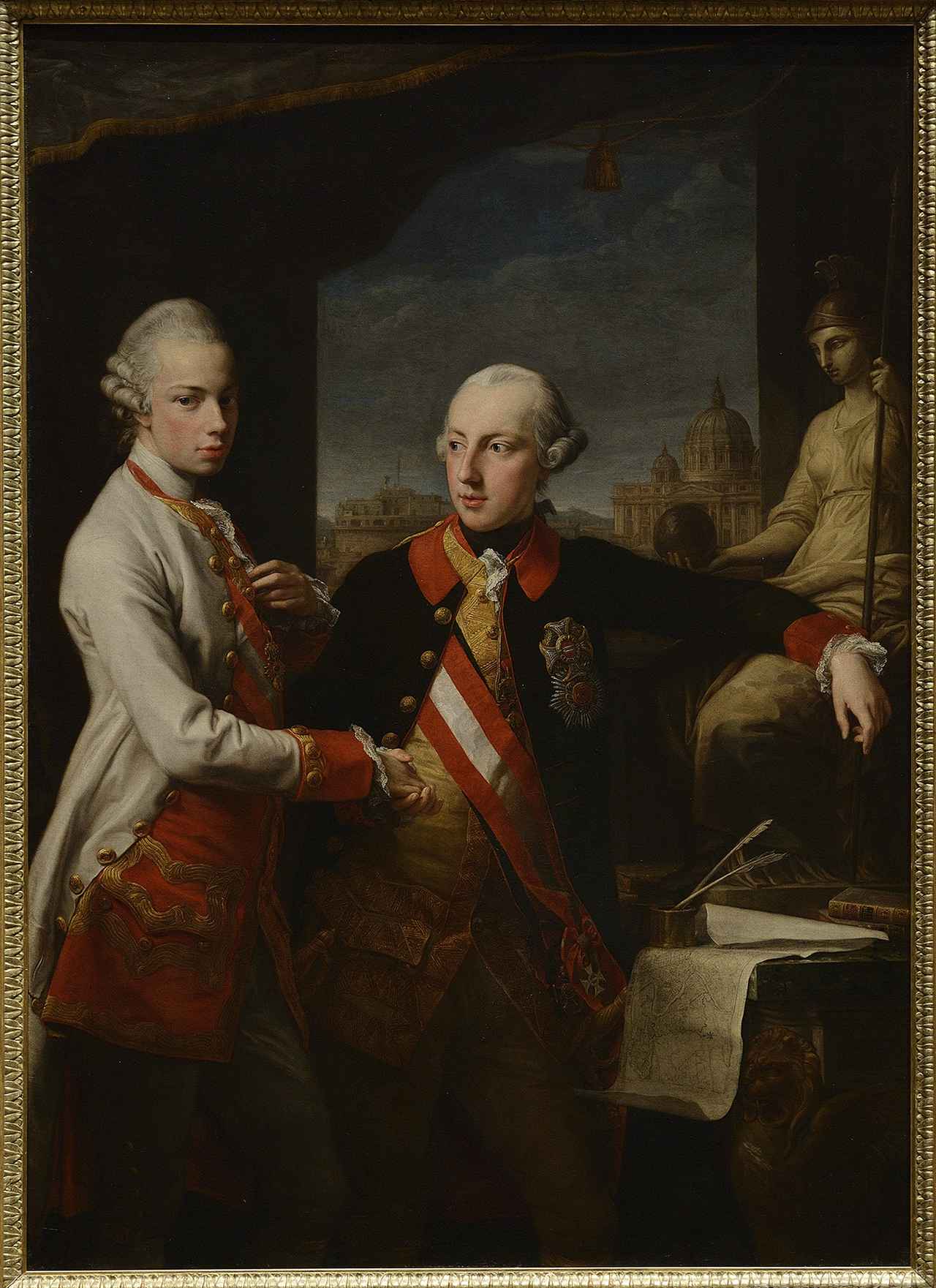 画像: ヨーゼフ2世とレオポルト2世　美術史美術館蔵