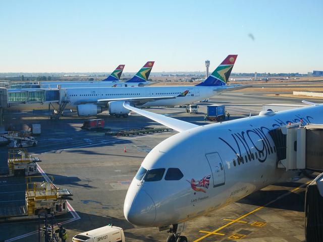 画像: 南アフリカ航空(撮影者担当)