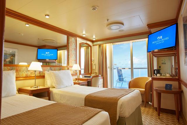 画像: おすすめは海側バルコニー付き客室です♪バルコニーから眺める大海原をご堪能ください!(イメージ)