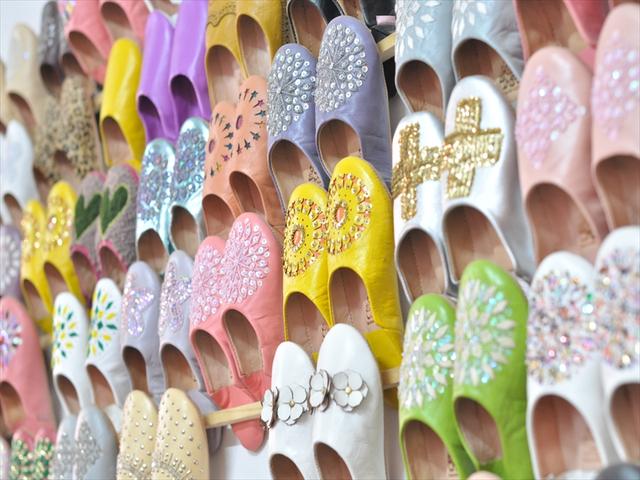 画像: モロッコのスリッパ バブーシュ