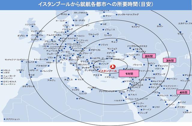 画像: ターキッシュエアラインズの魅力② イスタンブールからヨーロッパまで4時間以内でほとんどの国に行けます!