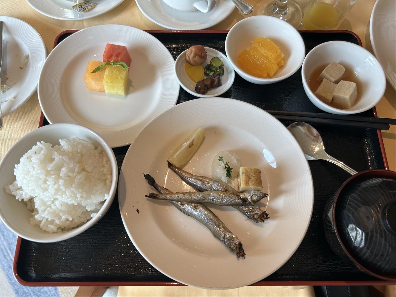 画像: 朝食セットメニュー（筆者撮影）