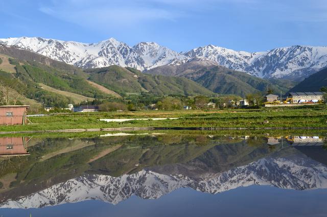 画像: (お客様写真)大阪府在住・牧広様の作品/白馬三山(ホテル白馬より写真は5月撮影)