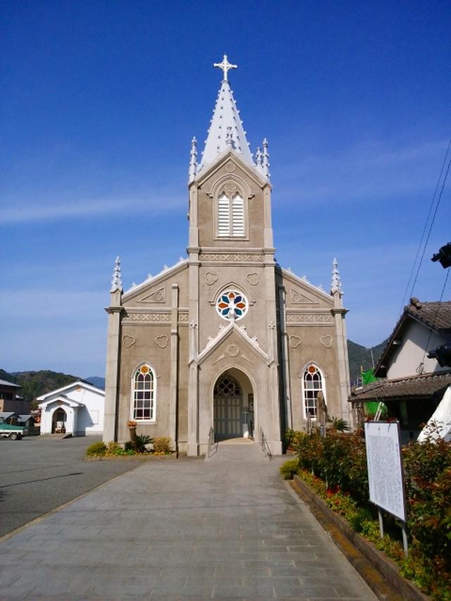 画像: 天草・崎津教会堂(富田撮影)