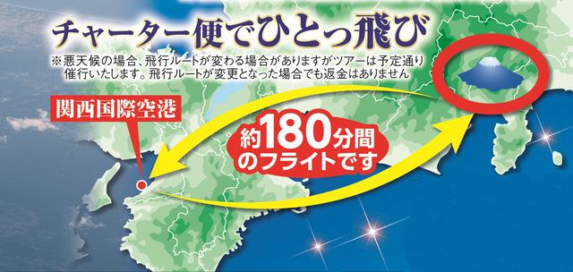画像: 関西国際空港発着 約180分間のフライト