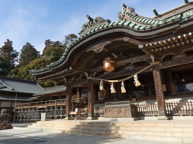 画像: 下山後には筑波山神社へ初詣もいたします!