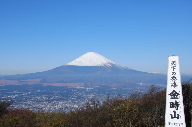 画像: 金時山からの富士山