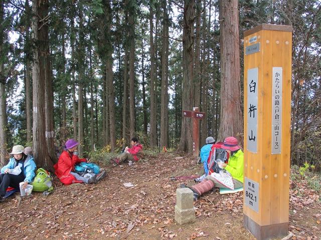 画像6: 11月22日に岡田ガイドの現地集合コースで、 戸倉三山の1つ、 臼杵山 へ行って来ました♪