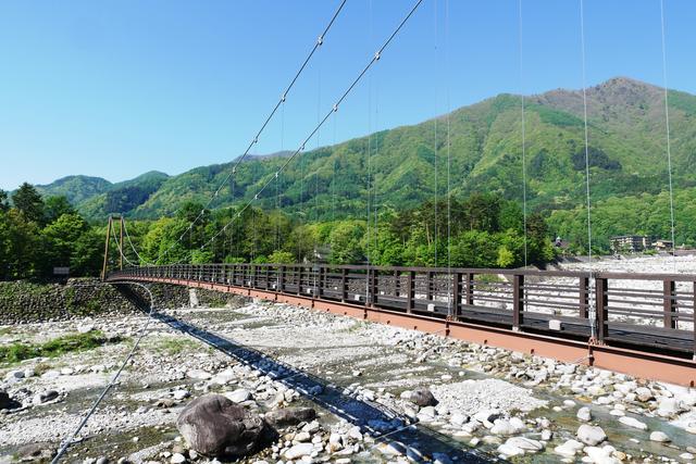 画像: 長さ146メートルの吊橋・こまくさ橋(イメージ)