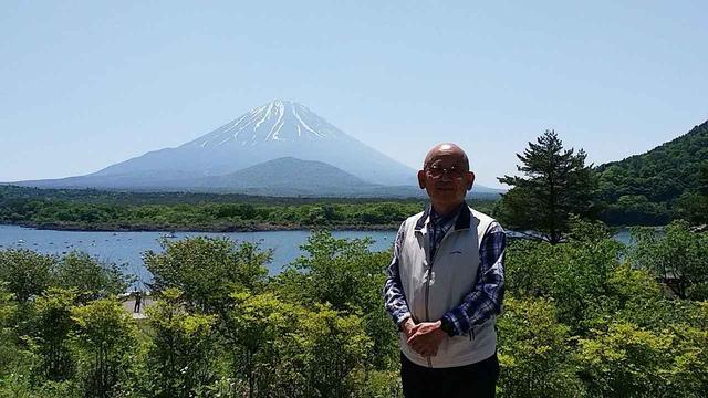 画像: 精進湖にて撮影