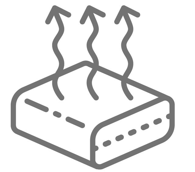画像: 蒸れを防ぐ機能