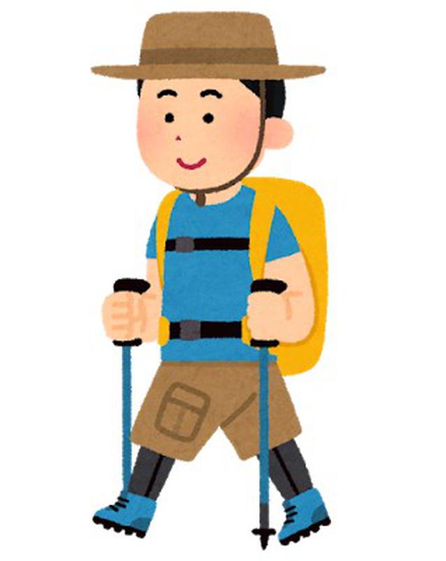 画像: 山歩きのフォームを確認しましょう