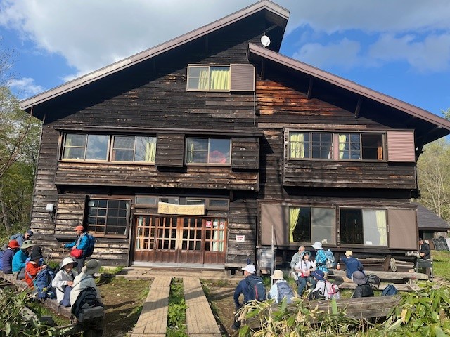 画像: 竜宮小屋で本日最後の休憩
