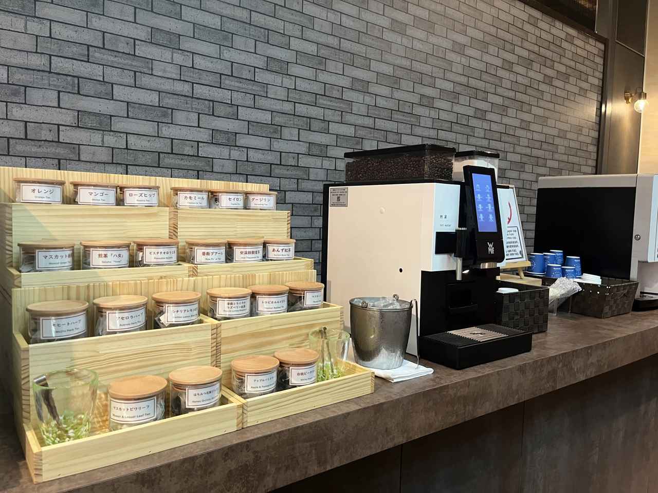 画像: コーヒーのほか、紅茶など種類が豊富でした