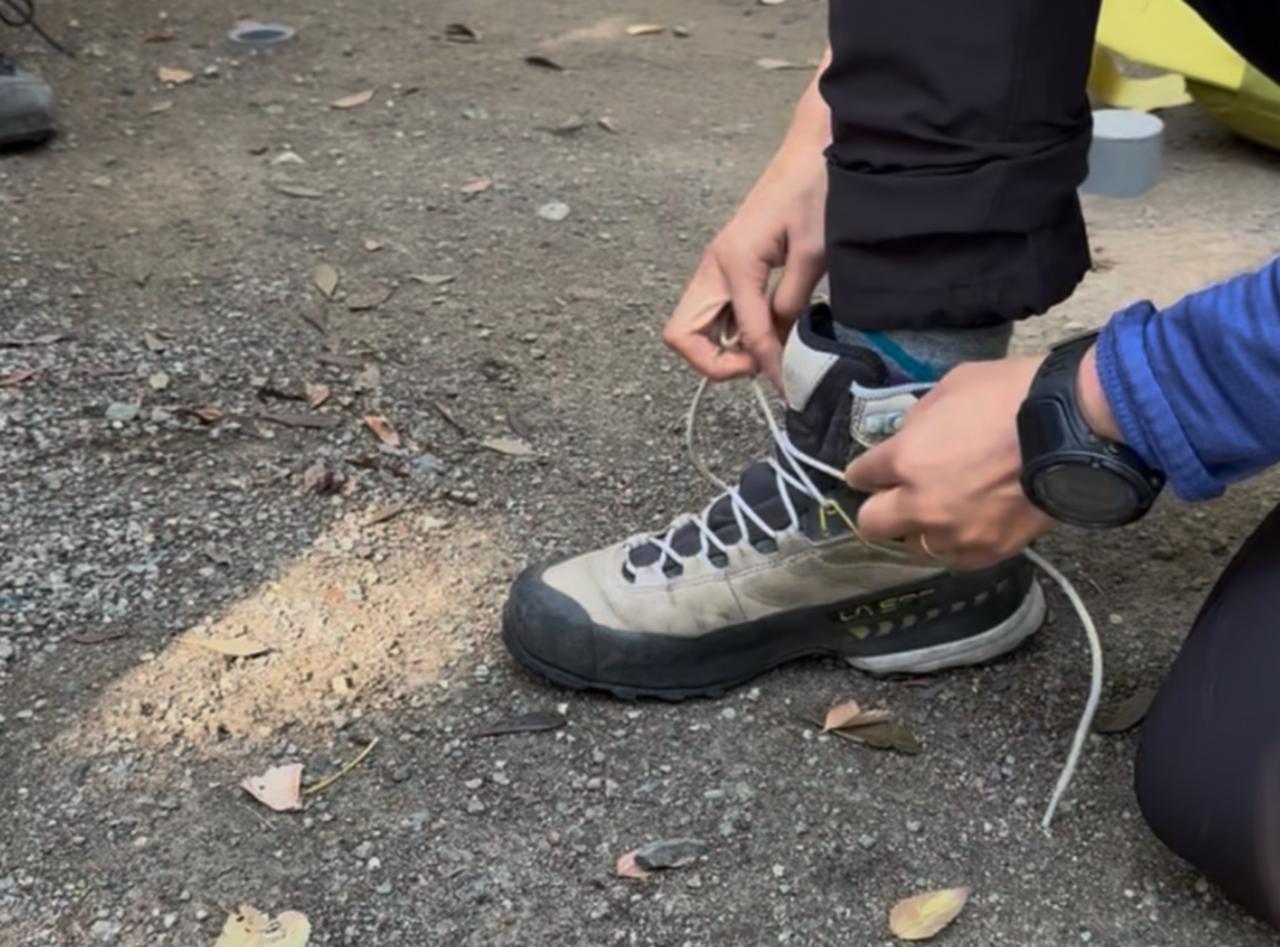 画像: 登山前にしっかり講習!今回のテーマは「登山のマナーと装備の確認」