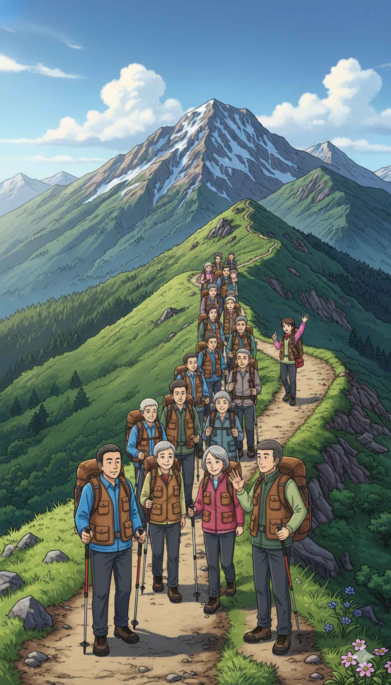 画像: 「ガイドが前、添乗員が後ろ」——この布陣が安全の要です