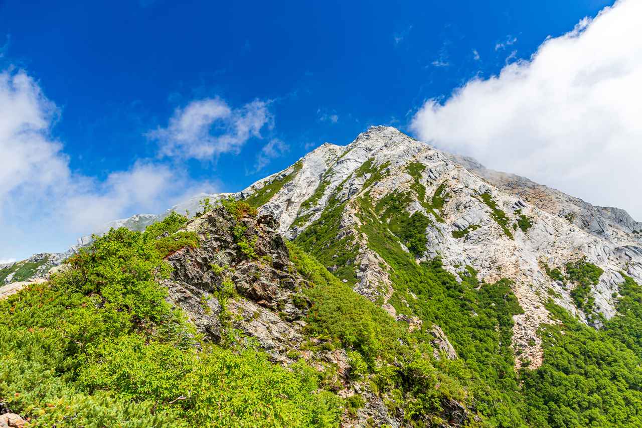 画像: ▲甲斐駒ヶ岳（2.967ｍ）