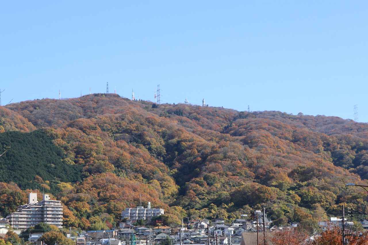 画像: ▲生駒山（642ｍ）