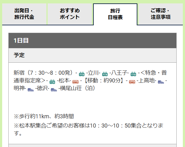 画像3: はじめてでも迷わない!現地集合でクラブツーリズムの登山ツアーに参加しよう