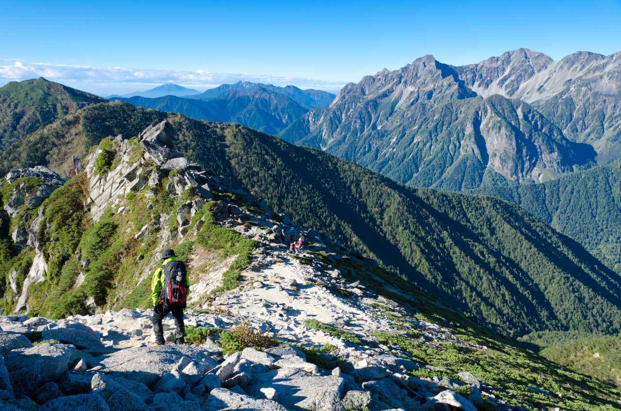 画像: 表銀座の縦走(イメージ)