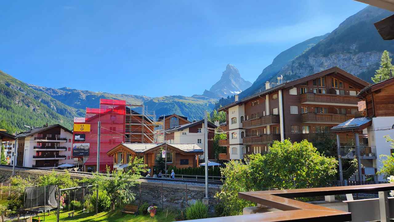 画像: ツェルマット到着