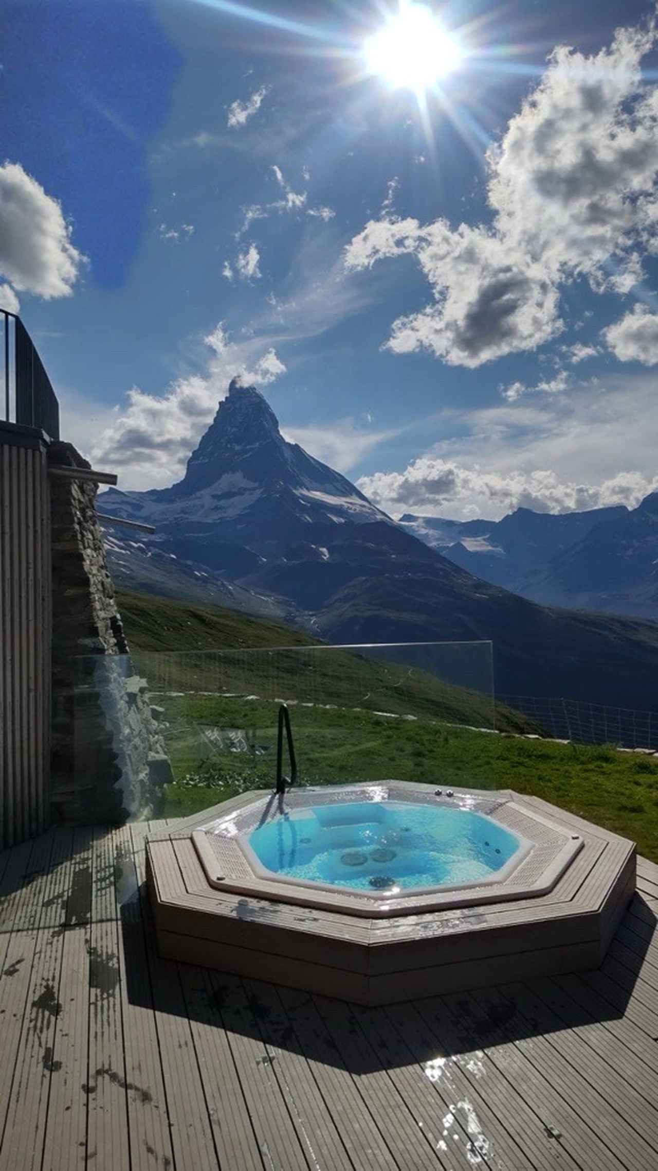 画像: リッフェルハウス／展望ジャグジー