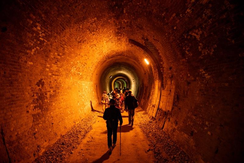 画像: 旧あぷとの道・トンネル内（イメージ）