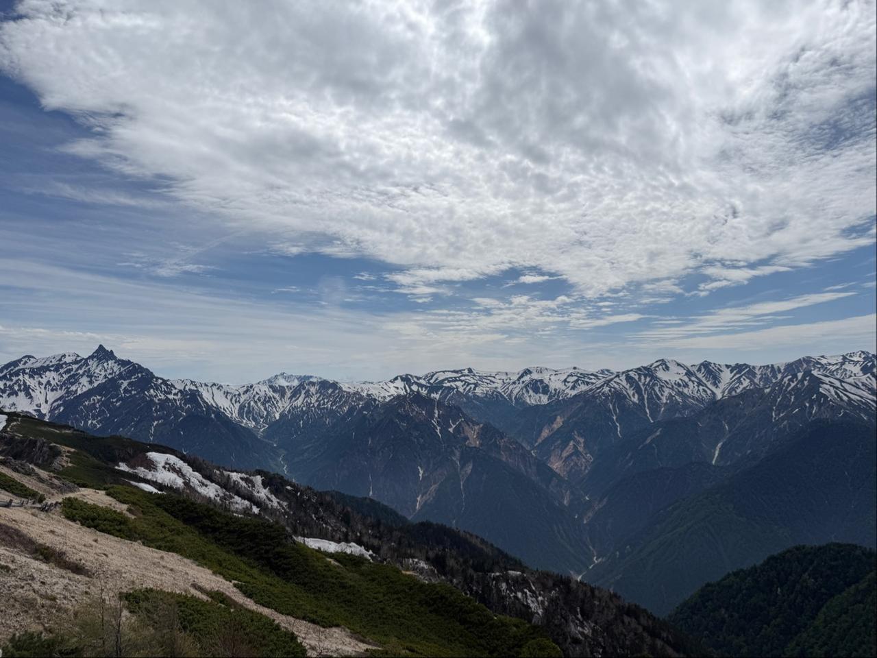 画像: 燕山荘から見た景色（写真：山下舞弓さん提供）